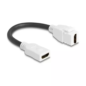 HDMI kábel DeLOCK 90684 HDMI typ A štandard 0,2 m biely