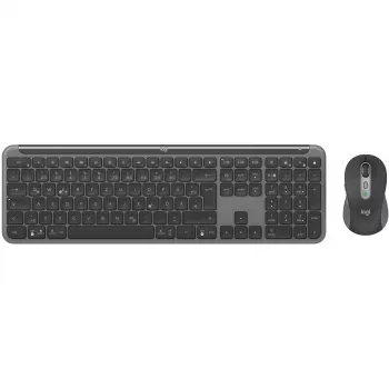 Logitech 920-012483 klávesnica myš included Office RF Wireless + Bluetooth QWERTZ German Graphite