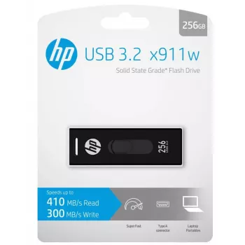 HP x911w USB flash disk 256 GB USB Type-A 3.2 Gen 1 (3.1 Gen 1) čierny