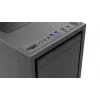 Gembird Fornax K500 ATX počítačová skriňa, Midi-Tower, čierna