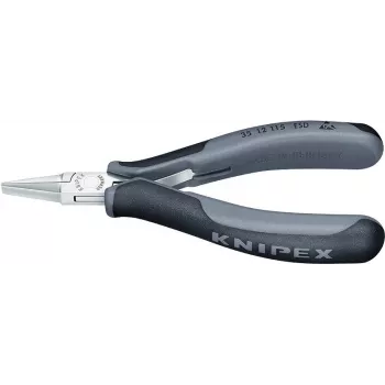 Knipex elektronické kliešte celková dĺžka 115 mm ESD ploché široké čeľuste vysoko leštené forma 1