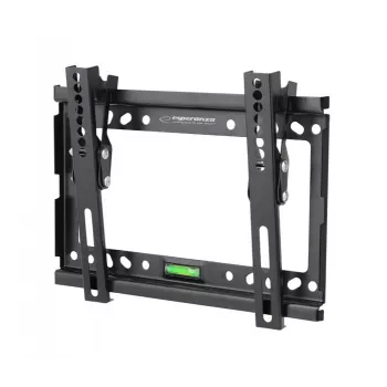 Nástenný držiak na TV ESPERANZA ERW010 pre 14 palcov–50 palcov (35,6–127 cm), náklon 15°, VESA 75x75–200x200, max. zaťaženie 25 kg, čierna