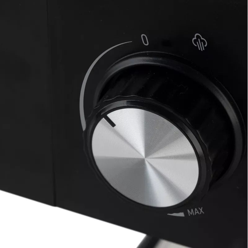 Jata JECA2525 espresso kávovar, 20 bar, 850 W, nádrž na vodu 1,8 l, parná trubica, čierny / nehrdzavejúca oceľ