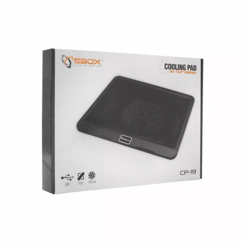 Chladiaci podložka Sbox CP-19 pre 15,6-palcové notebooky