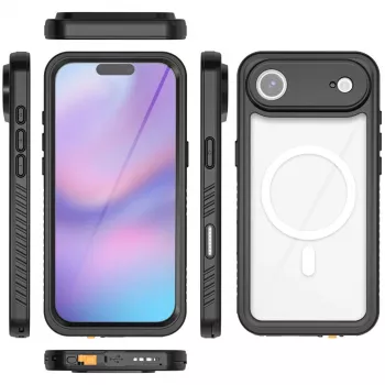 Puzdro 4smarts iPhone 17 Air 16,8 cm čierna transparentná