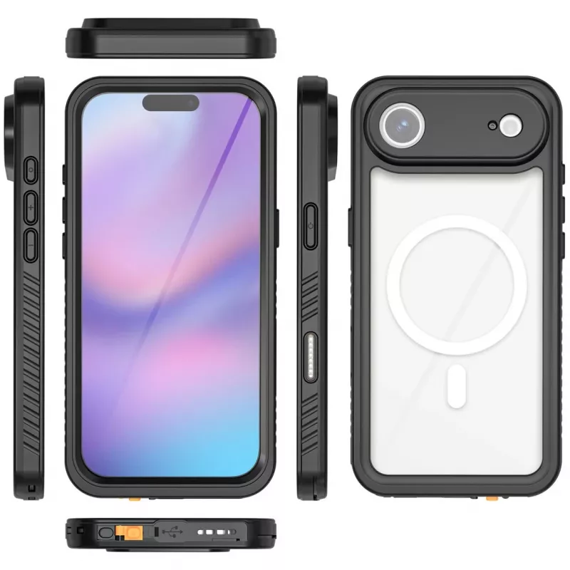Puzdro 4smarts iPhone 17 Air 16,8 cm čierna transparentná