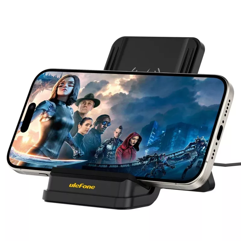 UleFone nabíjačka pre smartfón WCS01 – 50 W USB Type-C, bezdrôtové rýchle nabíjanie, čierna