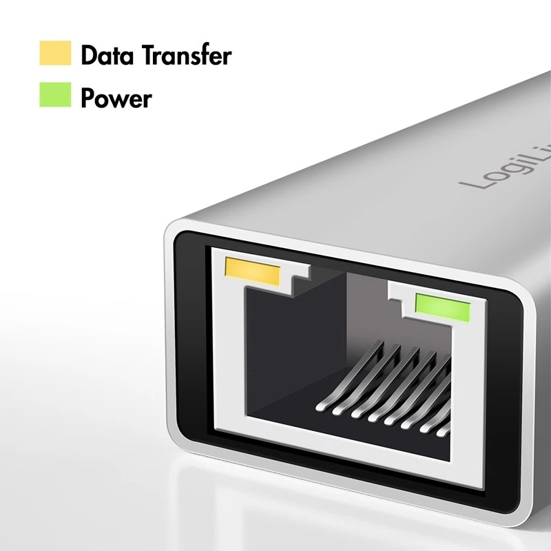 USB-A/-C na 2,5G Ethernet adaptér, sivý