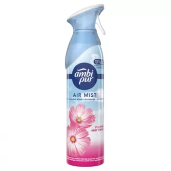 Priestorový sprej AMBIPUR Flowers & Spring 185 ml – aerosolová vôňa do miestnosti