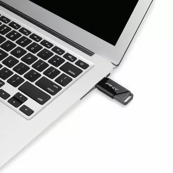 PNY Attaché X, 64 GB, USB Type-A, 3.2 Gen 1 (3.1 Gen 1), 130 MB/s, Dia, čierny