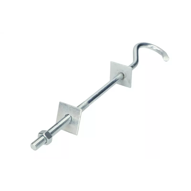 Káblový hák Extralink Hook pre závesné oko 12/230mm M12 strieborný