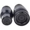 Sada rýchlospojok Eiszapfen s dvojitou priechodkou G1/4 IG - Deep Black (čierna (matná), pre mäkké hadice (PVC, silikón, neopr