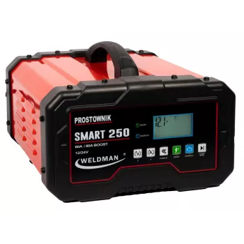WELDMAN SMART 250 invertorový usmerňovač — zvárací invertor pre 12V/24V systémy