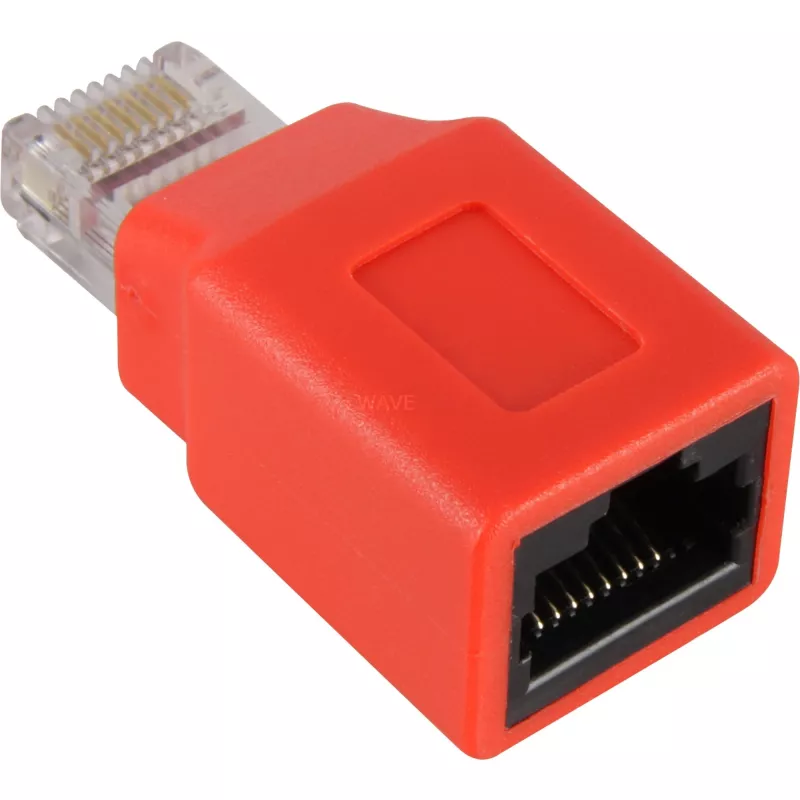 Wentronic Goobay CAT 5e RJ45 konektor/spojka, krížený (crossover) - pre siete 100 MHz (68912)