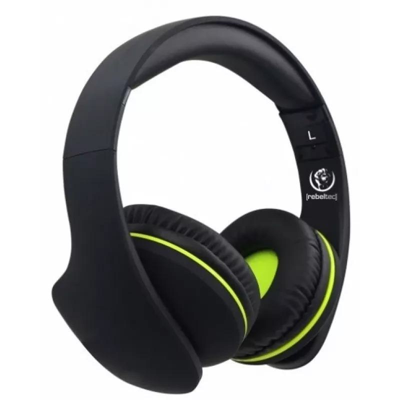 Bluetooth slúchadlá Circum-Aural Rebeltec Viral - čierne