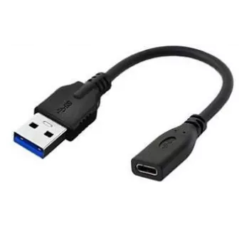 Microconnect USB3.0ACF02 USB kábel USB 3.2 Gen 1 (3.1 Gen 1) 0,2 m USB A USB C čierny