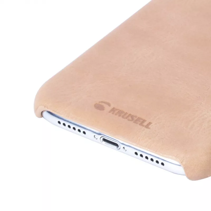 Puzdro na smartphone Krusell Sunne pre Apple iPhone XS – vintage nude