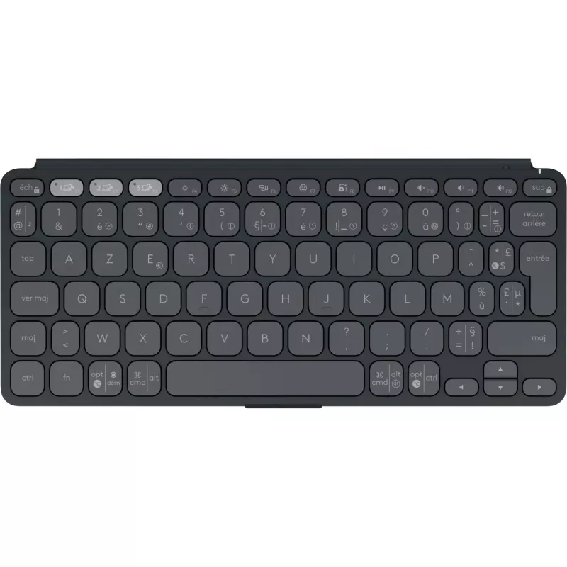 Logitech Keys-To-Go 2 klávesnica univerzálna Bluetooth AZERTY francúzska grafitová