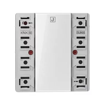 Jung LS 52921 ST KNX tlačidlový modul univerzálny, 2-násobný, F50, séria LS
