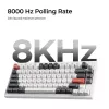 Mechanická 75% klávesnica Keychron Q1 Ultra 8K – USB + RF bezdrôtová + Bluetooth, RGB, čierna