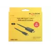 Video káblový adaptér DeLOCK 85291 USB Type-C HDMI 2 m čierny