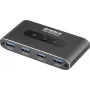 SpeaKa Professional 2-portový USB-3.2-Gen-1 prepínač (USB 3.0) sivý (SP-13712096)
