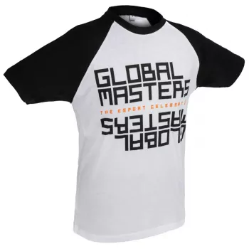 Global Masters tričko GM Text – biela (M)
