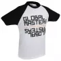 Global Masters tričko GM Text – biela (M)