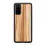 Puzdro na telefón Man and Wood Galaxy S20 Cappuccino čierna — ochranné puzdro pre Samsung Galaxy S20
