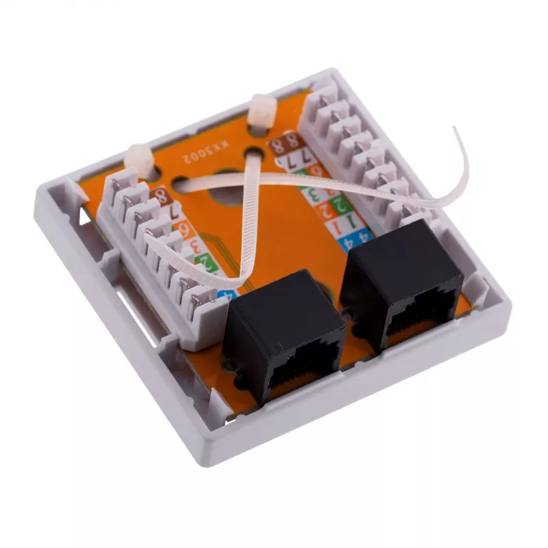 Alantec GN011 Sieťová zásuvka Cat6 biela