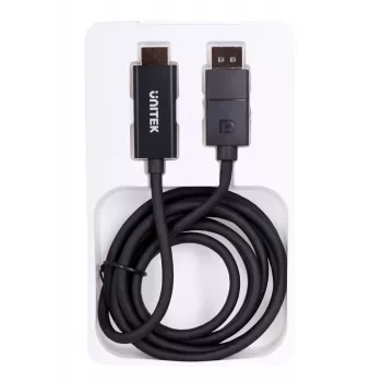 UNITEK KÁBEL DisplayPort 1.2, HDMI, 4K@60 Hz, 1,8 m, V1608A
