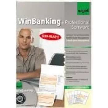 Bankový softvér sigel WinBanking-Professional SW235 na vypĺňanie bankových formulárov a platieb
