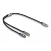 USB Type-C DAC adaptér DeLOCK 66616 24 bit 96 kHz 2 x 3,5 mm