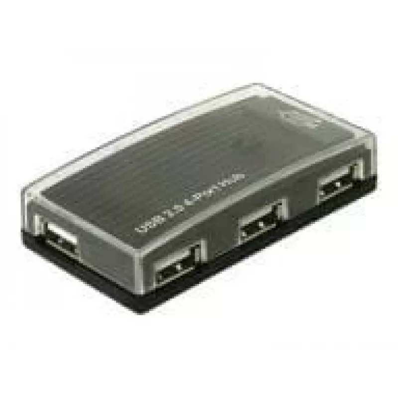 USB hub DeLOCK 4 port externý USB 2.0 480 Mbit/s