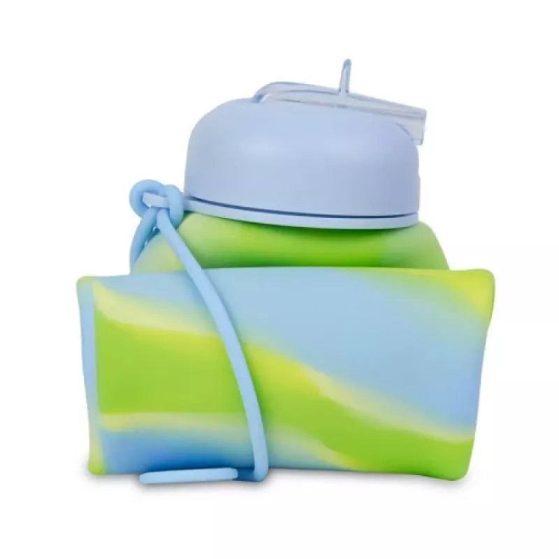 Fľaša na pitie cool pack silikónová fľaša na pitie Z14770 600 ml dievčenská modrá