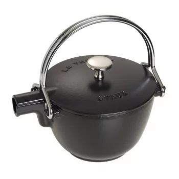 Kovová kanvica na vodu – 1,15 l, čierna