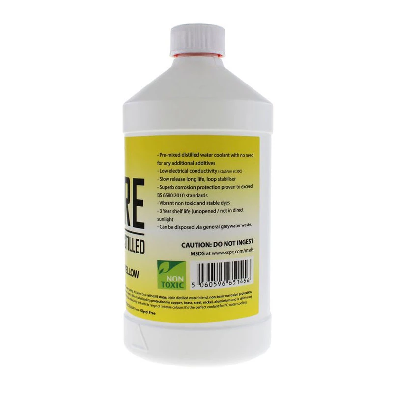 XSPC Pure chladiaca kvapalina, 1 liter - žltá, UV