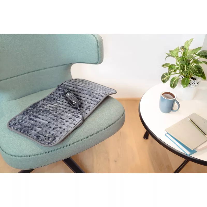 Beurer HK 123 XXL Cosy Grey Green Planet vyhrievaný vankúš 60x30cm 6 stupňov automatické vypnutie