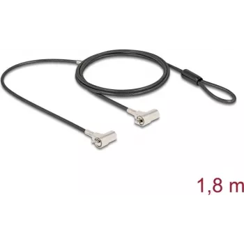 Káblový zámok Navilock 20935 čierna strieborná 1,8 m