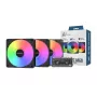Montech GF120 V2 ARGB modul ventilátora počítačovej skrine 12 cm čierny 3 ks