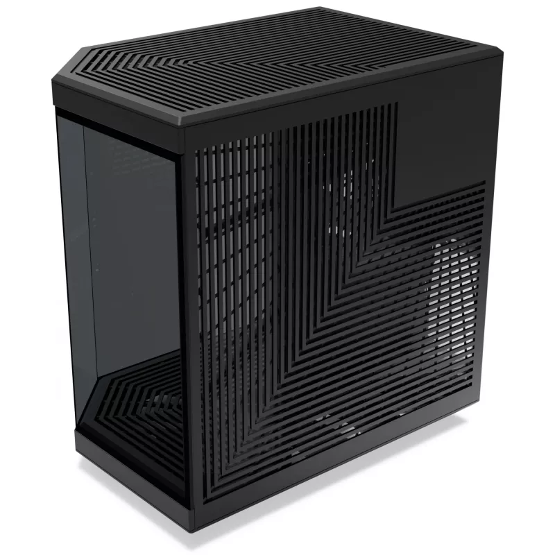 HYTE Y70 CS-HYTE-Y70-B Midi Tower počítačová skriňa, E-ATX, tvrdené sklo, Pitch Black