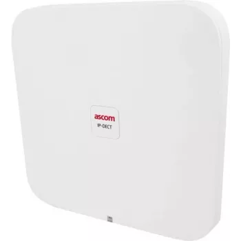 ASCOM IPBS3-A5 - IP DECT access point (4-kanálový | DECT GAP/CAP rádiové rozhranie | interná anténa) - biela (IPBS3-A5)