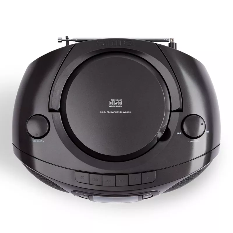 Prenosný stereo systém Aiwa BBTC-550BK Digital 6 W FM PLL čierny