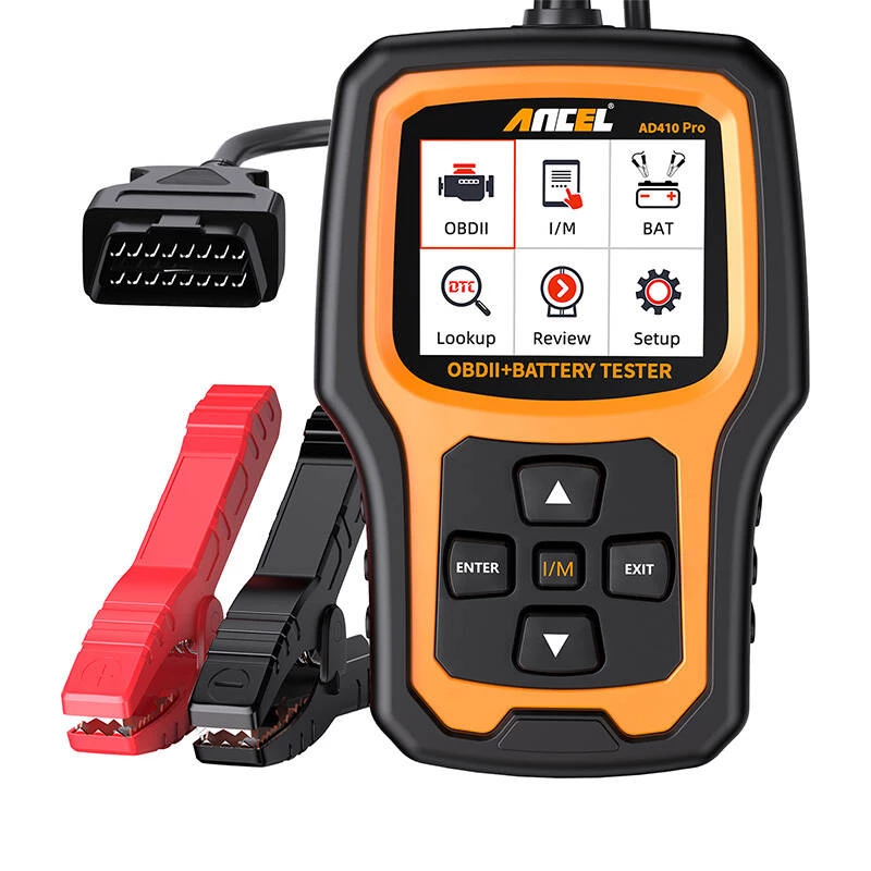 2in1 Diagnostický skener OBD2 a tester batérie Ancel AD410 PRO