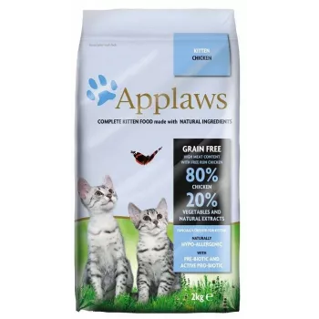 Suché krmivo pre mačky Applaws Kitten Chicken 2 kg – junior, bielkoviny 38 %, tuk 17 %