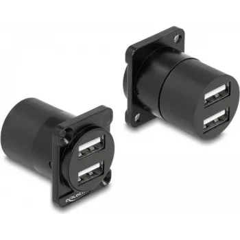 DeLOCK D-Type modul USB 2.0 Type-A 2 x samica na 2 x samicu