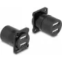 DeLOCK D-Type modul USB 2.0 Type-A 2 x samica na 2 x samicu