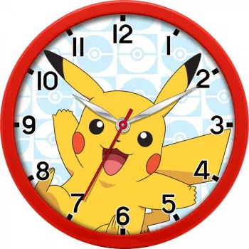 Nástenné hodiny Pokemon Pikachu 25cm
