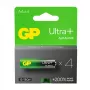 Alkalické batérie LR6/AA GP ULTRA+ balenie 4 ks