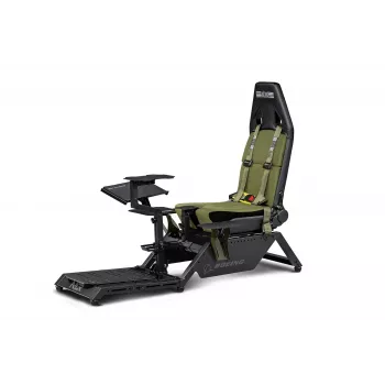 Sedadlo kokpitu Next Level Racing Flight Simulator Boeing Military 396055 — špeciálne sedadlo pre letecký simulátor, kompatibilné s riadiacimi pákami a pedálmi
